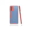 Samsung Galaxy M52 5g Kılıf Platin Silikon - Pembe