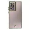 Samsung Galaxy Note 20 Ultra Kılıf Liva Lens Silikon - Yeşil