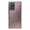Samsung Galaxy Note 20 Ultra Kılıf Razer Lensli Silikon - Mor