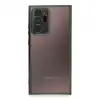 Samsung Galaxy Note 20 Ultra Kılıf Razer Lensli Silikon - Yeşil