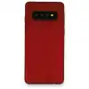 Samsung Galaxy S10 Plus Kılıf First Silikon - Bordo