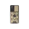 Samsung Galaxy S20 Fe Kılıf Pars Lens Yüzüklü Silikon - Gold