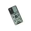 Samsung Galaxy S20 Fe Kılıf Pars Lens Yüzüklü Silikon - Yeşil