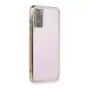 Samsung Galaxy S20 Fe Kılıf Razer Lensli Silikon - Gold