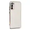 Samsung Galaxy S20 Fe Kılıf Volet Silikon - Beyaz