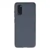 Samsung Galaxy S20 Kılıf Nano İçi Kadife Silikon - Gri
