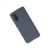 Samsung Galaxy S20 Kılıf Nano İçi Kadife Silikon - Gri