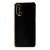 Samsung Galaxy S20 Kılıf Volet Silikon - Siyah