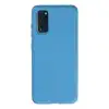 Samsung Galaxy S20 Plus Kılıf Nano İçi Kadife Silikon - Mavi