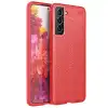 Samsung Galaxy S21 Fe Kılıf Auto Focus Kapak - Kırmızı