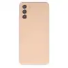 Samsung Galaxy S21 Kılıf Nano İçi Kadife Silikon - Pudra