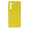 Samsung Galaxy S21 Kılıf Nano İçi Kadife Silikon - Sarı