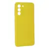 Samsung Galaxy S21 Kılıf Nano İçi Kadife Silikon - Sarı