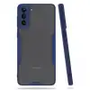 Samsung Galaxy S21 Plus Kılıf Platin Silikon - Lacivert