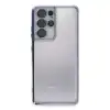 Samsung Galaxy S21 Ultra Kılıf Razer Lensli Silikon - Açık Mavi