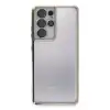 Samsung Galaxy S21 Ultra Kılıf Razer Lensli Silikon - Gold
