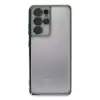 Samsung Galaxy S21 Ultra Kılıf Razer Lensli Silikon - Yeşil