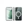 Samsung Galaxy S22 Kılıf Magneticsafe Şeffaf Silikon - Şeffaf