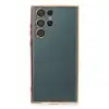 Samsung Galaxy S22 Ultra Kılıf Razer Lensli Silikon - Gold