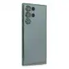 Samsung Galaxy S22 Ultra Kılıf Razer Lensli Silikon - Yeşil