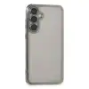 Samsung Galaxy S23 Fe Kılıf Razer Lensli Silikon - Gümüş