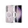 Samsung Galaxy S23 Kılıf Magneticsafe Şeffaf Silikon - Şeffaf