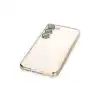 Samsung Galaxy S23 Kılıf Razer Lensli Silikon - Gold
