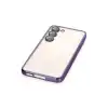 Samsung Galaxy S23 Kılıf Razer Lensli Silikon - Mor