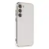 Samsung Galaxy S23 Kılıf Volet Silikon - Beyaz