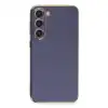 Samsung Galaxy S23 Kılıf Volet Silikon - Mavi