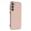 Samsung Galaxy S23 Kılıf Volet Silikon - Pembe