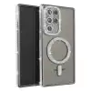 Samsung Galaxy S23 Ultra Joke Simli Magneticsafe Kılıf - Gümüş
