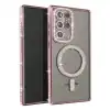 Samsung Galaxy S23 Ultra Joke Simli Magneticsafe Kılıf - Pembe
