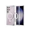 Samsung Galaxy S23 Ultra Kılıf Magneticsafe Şeffaf Silikon - Şeffaf