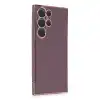 Samsung Galaxy S23 Ultra Kılıf Volet Silikon - Mor