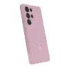 Samsung Galaxy S23 Ultra Regal Magsafe Standlı Kapak - Açık Pembe