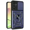 Samsung Galaxy S24 Fe Pars Lens Yüzüklü Silikon - Lacivert