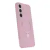Samsung Galaxy S24 Fe Regal Magsafe Standlı Kapak - Açık Pembe