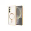 Samsung Galaxy S24 Kılıf Kross Magneticsafe Kapak - Gold