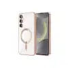 Samsung Galaxy S24 Kılıf Kross Magneticsafe Kapak - Rose