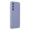 Samsung Galaxy S24 Kılıf Nano İçi Kadife Silikon - Lila