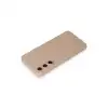 Samsung Galaxy S24 Kılıf Nano İçi Kadife Silikon - Pudra