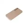 Samsung Galaxy S24 Kılıf Nano İçi Kadife Silikon - Pudra