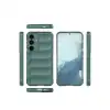 Samsung Galaxy S24 Kılıf Optimum Silikon - Koyu Yeşil