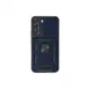 Samsung Galaxy S24 Kılıf Pars Lens Yüzüklü Silikon - Lacivert