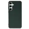 Samsung Galaxy S24 Plus Kılıf First Silikon - Koyu Yeşil