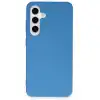 Samsung Galaxy S24 Plus Kılıf First Silikon - Mavi