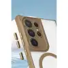 Samsung Galaxy S24 Ultra Kılıf Enka Magsafe Silikon Kılıf - Siyah