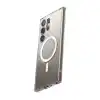 Samsung Galaxy S24 Ultra Kılıf Magneticsafe Şeffaf Silikon - Şeffaf
