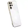 Samsung Galaxy S24 Ultra Kılıf Volet Silikon - Beyaz